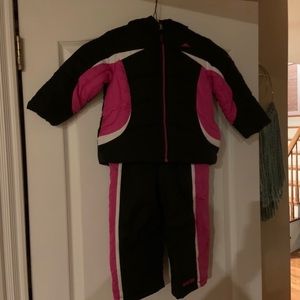 Girls snow suit.  Size 3T